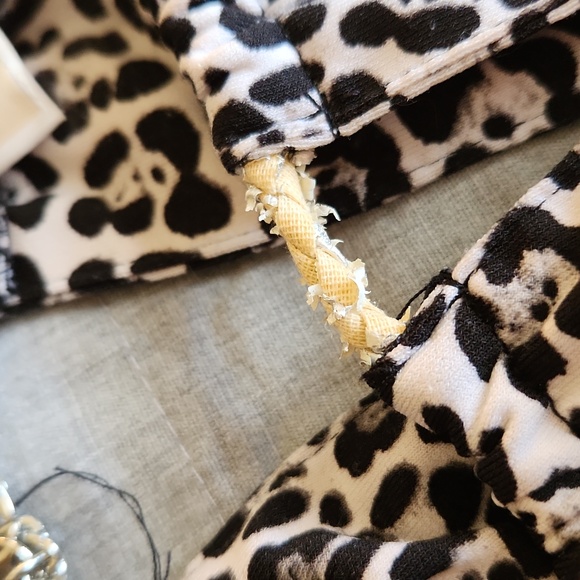 Michael Kors gray and black leopard print tank top womans size large - Picture 12 of 13